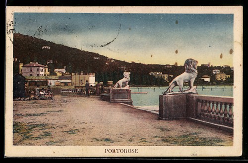 Portorose seepromenade mit - portorose,,