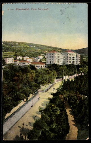 Portorose viale principale - portorose,,