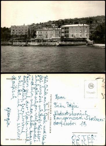 Postcard portorose portorož - postcard,