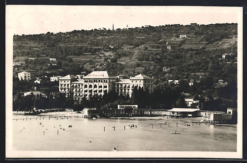 Ansichtskarte portorose - ansichtskarte,