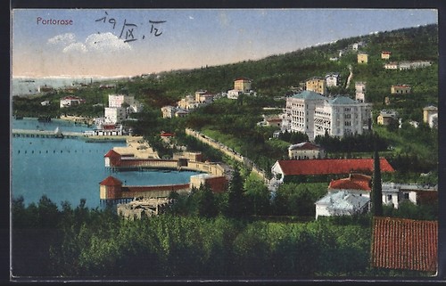 Portorose ortsansicht der - portorose,,