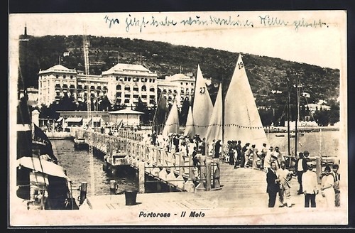 Ansichtskarte portorose il - ansichtskarte,