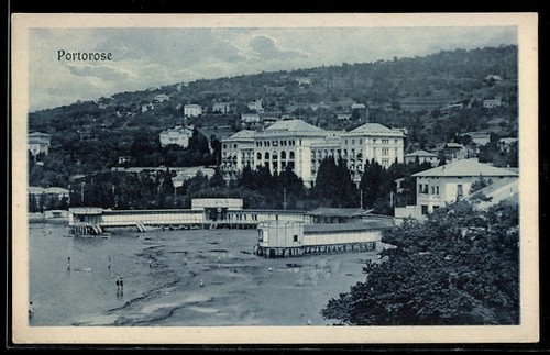 Portorose seepromenade mit - portorose,,