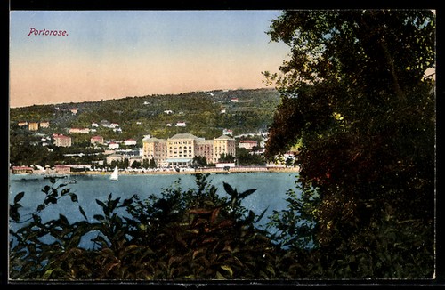 Portorose blick auf die - portorose,,