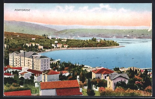 Portorose teilansicht mit - portorose,,