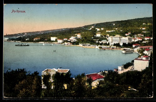 Portorose blick auf die - blick,
