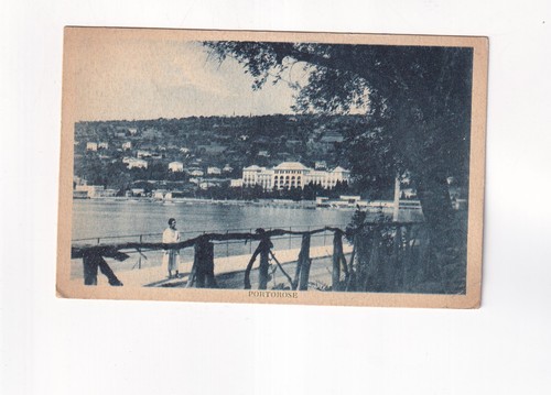 Postcard portorose very old - postcard,