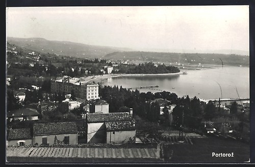 Ansichtskarte portorose - ansichtskarte,