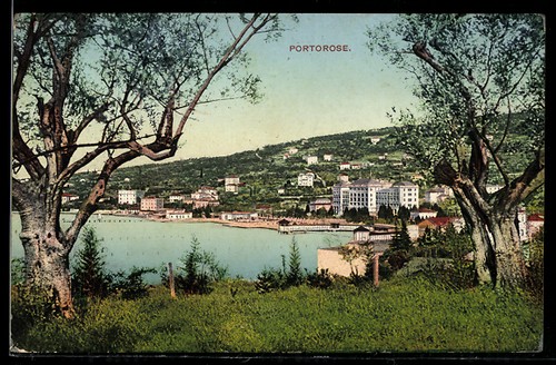 Portorose ortsansicht - portorose,,