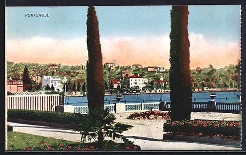 Portorose ortspanorama - portorose,,
